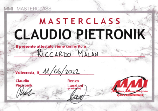 RICCARDO MALAN | Masterclass